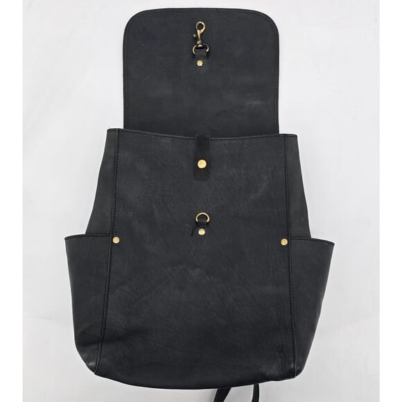 Elevate People Genuine Leather Backpack – Black - Picture 8 of 9